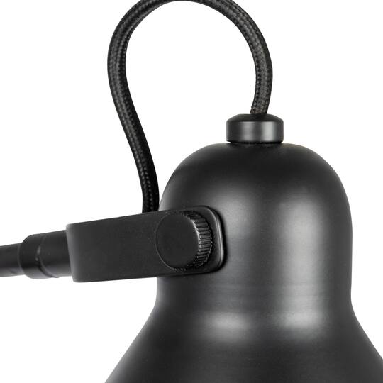 Hello Honey® 5ft. Black Modern 2-Light Metal Articulating Wall Sconce